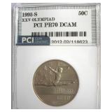 1992-S 50c XXV Olympiad PCI PR70 DCAM