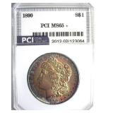 1890 Morgan MS65+ LISTS $2200