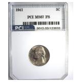 1941 Nickel MS67 FS LISTS $325