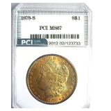 1878-S Morgan MS67 LISTS $10750