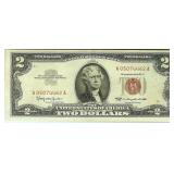 1963 2 Crisp Ch UNC Red Seal