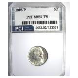 1942-P Nickel MS67 FS LISTS $475