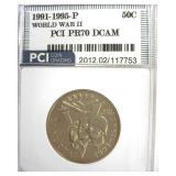 1991-95-P 50c World War II PCI PR70 DCAM