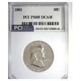 1961 Franklin PR69 DCAM LISTS $27000