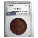 1883-O Morgan PCI MS65 Fabulous Color