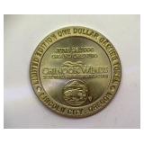 1996 $1 Gaming Token Chinook Wis Casino