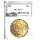1896 Morgan MS67 LISTS $1650