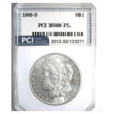 1882-S Morgan MS68 PL LISTS $16500