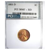 1951-D Cent MS67+ RD LISTS $975