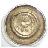 c 1240 Mesissen Germany Lg Bracteate CH VF AR44mm