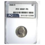 1946-S Nickel MS67 FS LISTS $3250