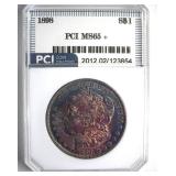 1898 Morgan PCI MS65+ Colorful