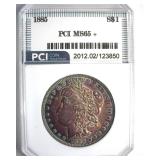 1885 Morgan PCI MS65+ Incredible Color