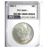 1885-O Morgan MS67+ LISTS $5500