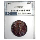 1942 Walking Liberty MS68 LISTS $15000
