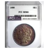1890 Morgan MS65 LISTS $950