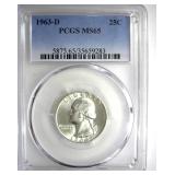 1963-D Quarter PCGS MS65