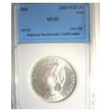 1996 2000 Pesetas NNC MS69 Spain