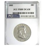 1962 Franklin PR69 DCAM LISTS $3850