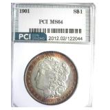 1901 Morgan MS64 LISTS $62500 RARE THIS NICE