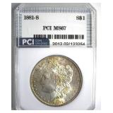 1881-S Morgan MS67 LISTS $1100