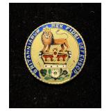 1828 6 Pence Blue Red Gilt Nice