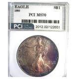 1995 Silver Eagle MS70 LISTS $1550