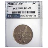1994-P 50c World Cup PR70 DCAM LISTS $225