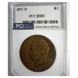1977-D Ike MS67 LISTS $4850