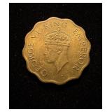 1945 Indian British 1 Anna UNC