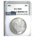 1887 Morgan MS68 LISTS $30000