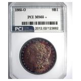 1885-O Morgan PCI MS65+ Beautiful Color