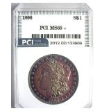1896 Morgan PCI MS65+ Terrific Color