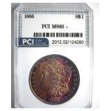 1885 Morgan PCI MS65+ Amazing Color