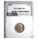 1972 Nickel MS67 FS LISTS $3500