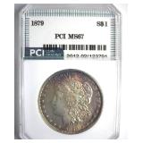 1879 Morgan MS67 LISTS $37500
