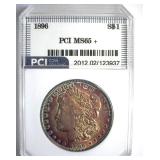 1896 Morgan PCI MS65+ Wonderful Color