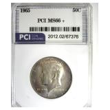 1965 Kennedy MS66+ LISTS $400