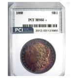 1889 Morgan MS65+ LISTS $475