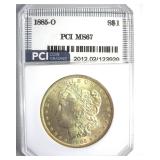 1885-O Morgan MS67 LISTS $1550