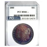 1883 Morgan PCI MS65+ Outstanding Color