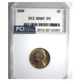 1950 Nickel MS67 FS LISTS $3250