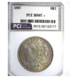 1887 Morgan MS67+ LISTS $6000
