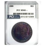 1900 Morgan PCI MS65+ Bold Color