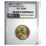 2014-P Pos A Sacagawea $ MS69 LISTS $215 IN 68