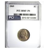 1948 Nickel MS67 FS LISTS $2750