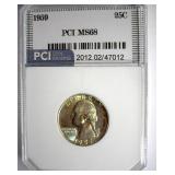 1959 Quarter PCI MS68 Subtle Toning