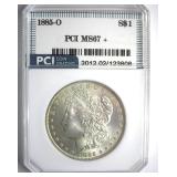 1885-O Morgan MS67+ LISTS $5500