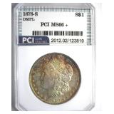 1878-S Morgan MS66+ DMPL LIST $27500 IN 66DMPL
