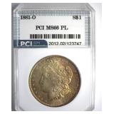 1881-O Morgan MS66 PL LISTS $17500